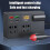 Autoinvertteri, 12V/24V - 220V AC, 200W, QC3.0. 4