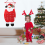 Ημερολόγιο Advent Χριστουγέννων Άγιου Βασίλη, 3D κρεμαστό ημερολόγιο Advent από τσόχα, 5