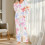 Dame pyjamassæt med snefnugprint, blødt poly-spandex, 2 dele 8
