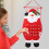 Ημερολόγιο Advent Χριστουγέννων Άγιου Βασίλη, 3D κρεμαστό ημερολόγιο Advent από τσόχα, 6
