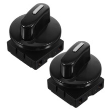 2 set di interruttori rotativi a 4 posizioni e 3 velocità, selettore di velocità universale con manopola, compatibile con ventilatori per stufe e