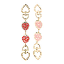 YEAHIBABY Tasriemverlengers Gekleurde Tasriemketting Rood2 stuks