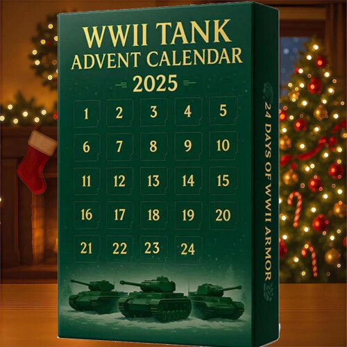 Ημερολόγιο Advent 2025, Ημερολόγιο Advent για Ενήλικες, 2025, Θέμα Άρματα μάχης Β' 2