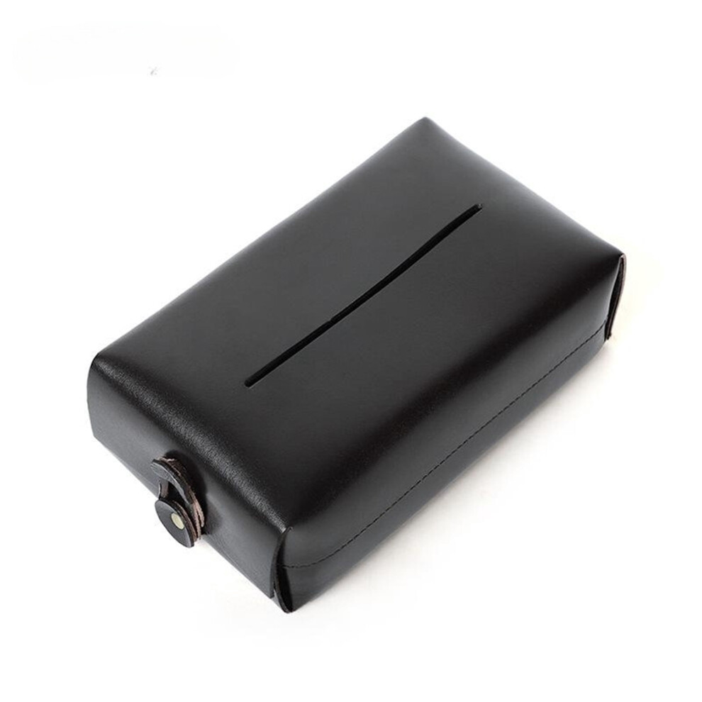 Car Tissues Napkin Case Premium Leather Car Accessory Sun Visor Napkin Holder Visor For Universal Vehicle/Truck/Rv 9104899825513