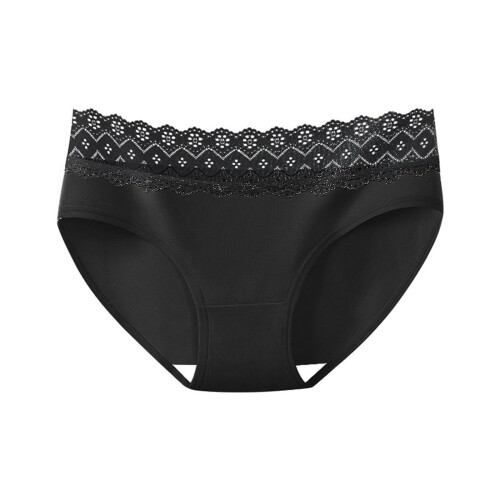Damenunterwäsche, 1er-Pack, einfarbige Patchwork-Slips, Höschen, Größen S-2XL