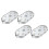 FRCOLOR Λευκά Φώτα LED USB για Εσωτερικό Φωτισμό Αυτοκινήτου, Εύκολη Εγκατάσταση, 4