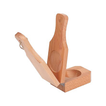 Plantain Press for Tostones, Durable Wooden 2 in 1 Tool for Authentic Latin Cooking and Quick Prep