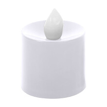 Pacote com 24 velas de chá laranja, alimentadas por bateria, com LED e abóboras em branco quente para o Halloween.