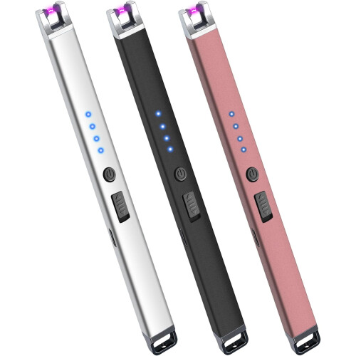 USB-oppladbar plasmabuelighter, 4-pakning