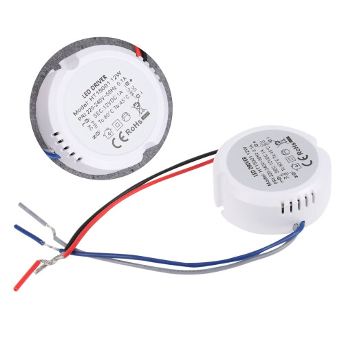 Driver de LED fino, 1 conjunto para luzes de LED, 5,3 x 2 polegadas 2