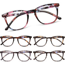 Lunettes de lecture pour femmes, lunettes anti-lumière bleue pour femmes, lunettes d'ordinateur à motifs tendance, lunettes de lecture pour