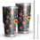 Ποτήρι Pioneer Flower 30oz με λουλουδάτο μοτίβο, διπλό τοίχωμα, μονωμένο με κενό αέρος, 1