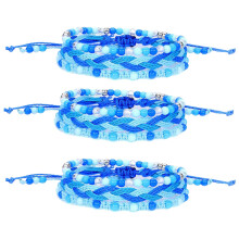 Braccialetti dell'amicizia Giugt per ragazze adolescenti 12 pezzi colorati regolabili gioielli da festa per adolescenti 3 pezzi