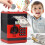 Tirelire électronique à code pour enfants (rouge) 1