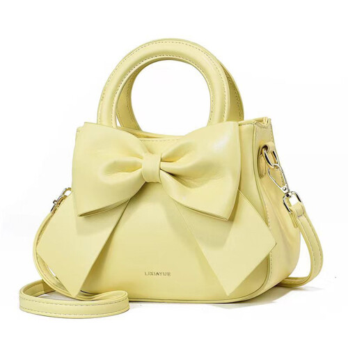 Γυναικείες μίνι τσάντες crossbody μόδας δερμάτινες τσάντες ώμου με φιόγκο και 1