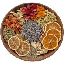 Simmering Potpourri, Simmer Pot Potpourri - Tørkede appelsinskiver, roselavendel, helt naturlig håndlaget perfekt for innflytningsvertinnegave