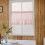 Pink Polyester Lace Half Curtain 74 x 61 cm 5