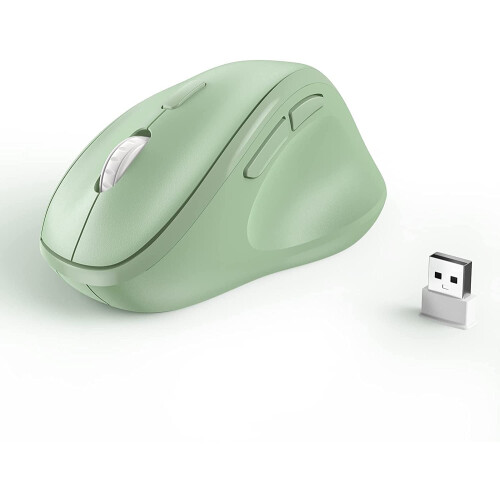 Mouse wireless ergonomico con design verticale e 1600 DPI.