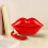 Red Lips Retro Telephone Decorative Phone 4