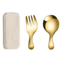 Stainless Steel Kids Spoon and Fork Set 2-Piece