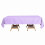 BalsaCircle6Pieces60" x102" Lavendelfärgade rektangulära polyesterdukar Bordsduk Linne 3