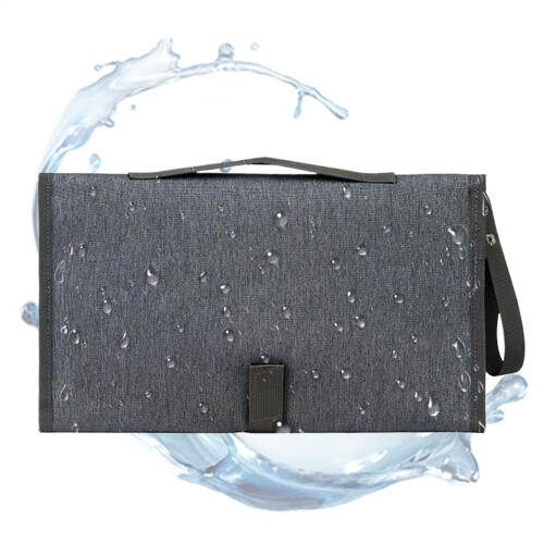 Waterproof Diaper Bag Backpack with Foldable Changing Station and Stroller Hooks for Travel