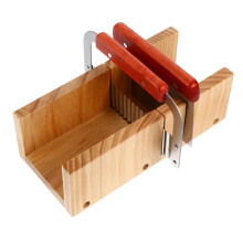 Wooden Soap Cutter Set with Adjustable Mold, Straight and Wavy Loaf Slicer for Homemade Soap Making