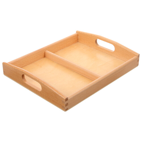 5Pz Vassoi Legno Multifunzione Beige, Per Casa E