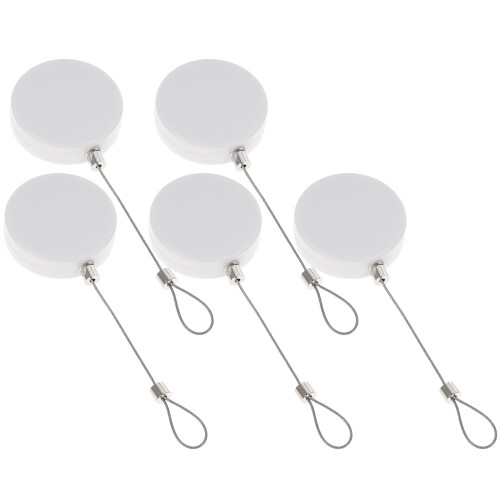 15Pz Cavi Antifurto Retrattile Bianco Per E