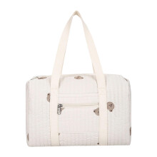 Stylish Baby Essential Organiser Bag Thick Rope Strap Waterproof Nursery Organiser Bear White