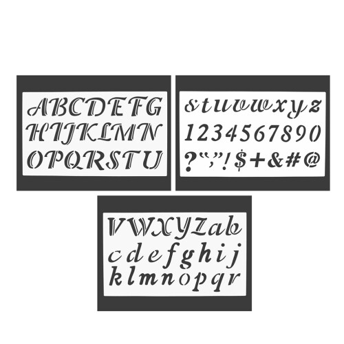 9St Schrijfplank Multi Kleur Geometrisch Ruler Speelset