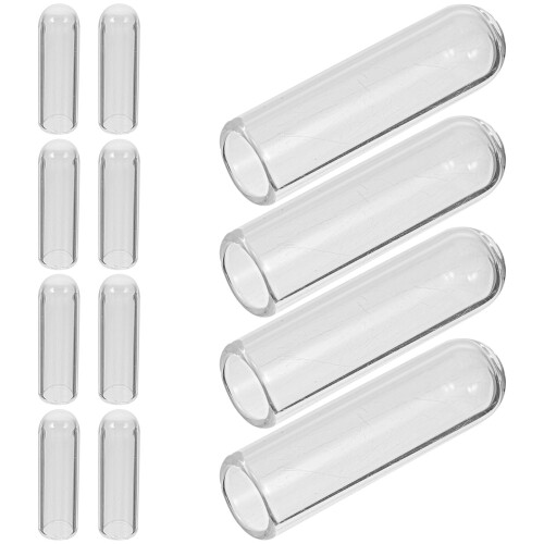 48Ud Tapas Reutilizables Y Transparentes Para Extremos De Pajitas