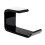 2Pièces Porte Casque Noir Design Rotatif Résistant Support Suspendu 1