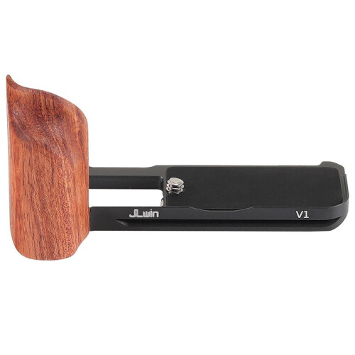 JLWIN Handle Wood Grip L Bracket for   V1 Camera Arca Tripod Bracket Camera Accessory 1