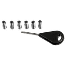 50 Pcs Silver Stainless Steel Surfboard Fin Screws Stripped Surf Board Fins Longboard for FCS Future Plug Replacements