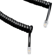 5,7 Ft Zwarte Telefoon Verlengkabel Telefoonkabel Snoer