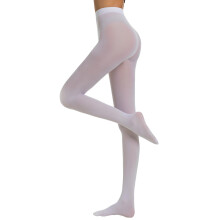 Tights for Women White Womens Fashion Solid Color High Elasticity Stockings Bottom Slip Silk Pantyhose