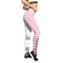 KDFJPTH Leggings voor dames, plus size, met print, hoge taille, casual, enkellange, slanke pijpen