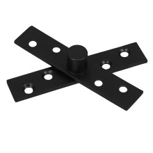 Bisagras pivotantes de acero inoxidable de alta resistencia de 360 para puertas, herrajes ocultos/invisibles para puertas de estanterías –
