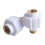 TOYMYTOY2Set Ηλεκτρικός Θερμοσίφωνας Τοίχου με Μόνωση και Ντους Λευκό για Χρήση 4