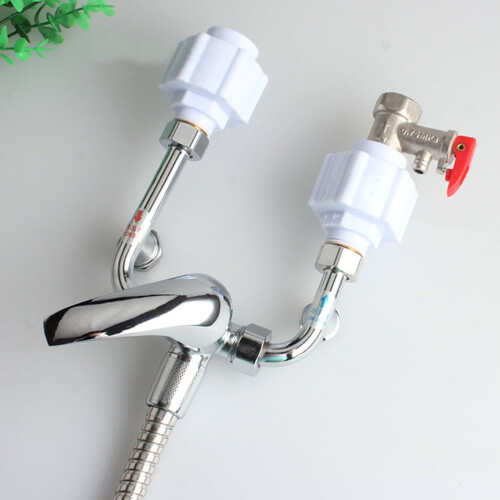 TOYMYTOY2Set Ηλεκτρικός Θερμοσίφωνας Τοίχου με Μόνωση και Ντους Λευκό για Χρήση 1