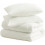 Queen Ivory Comforter Set Microfiber 3-Piece 4