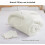 Queen Ivory Comforter Set Microfiber 3-Piece 3