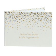 Amore Little Hearts Wedding Guest Book - 40 Pages