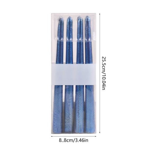 Taper Candles10inch unscented smokeless4pcs 2