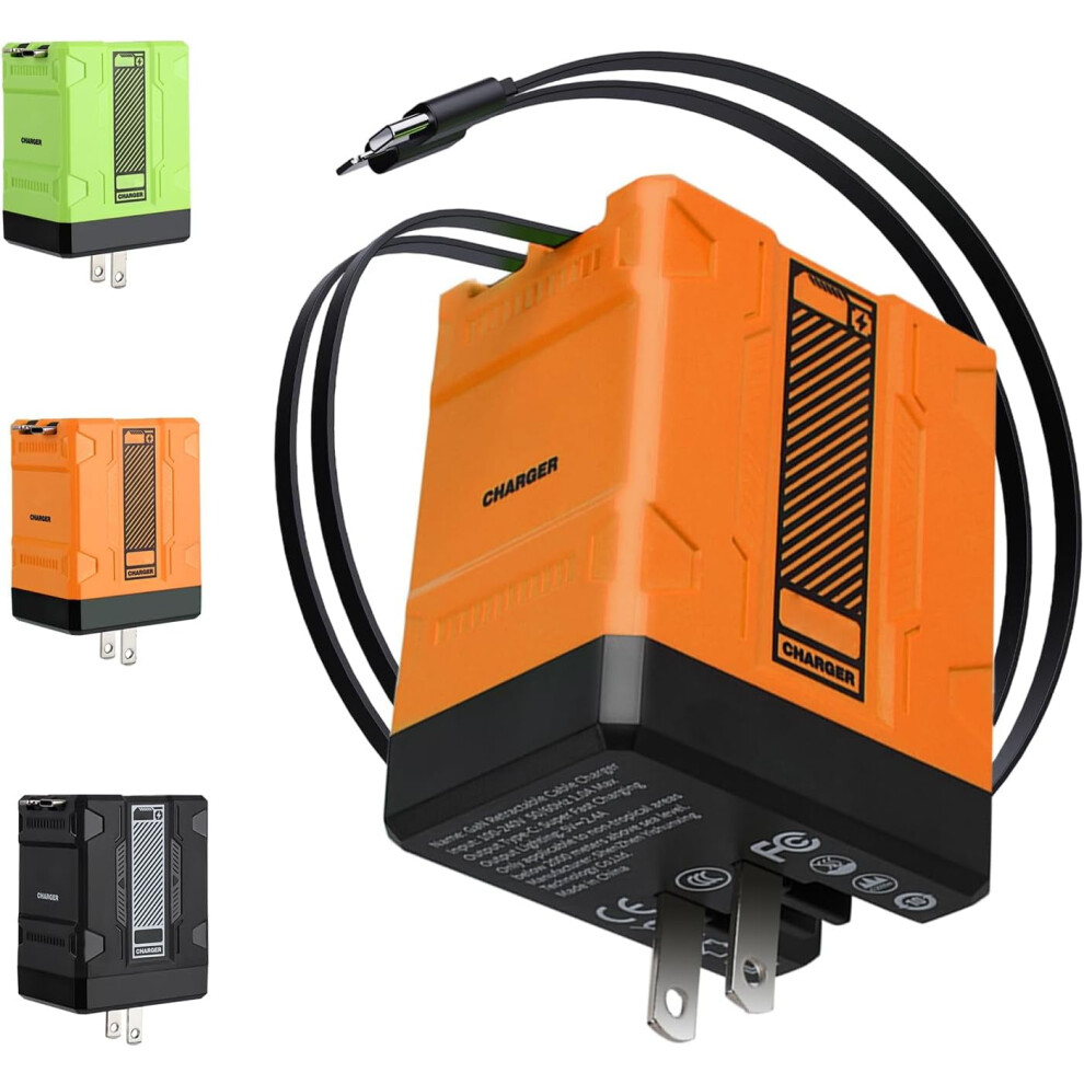 120W 2-In-1 Retractable Fast Charger 9104899504609