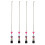 4pcs Steel Washer Suspension Rods 4