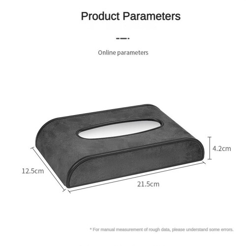 Car Tissue Holder in PU Leather – Universal Fit 1