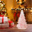 Pink Resin Crystal Christmas Tree Ornament 3