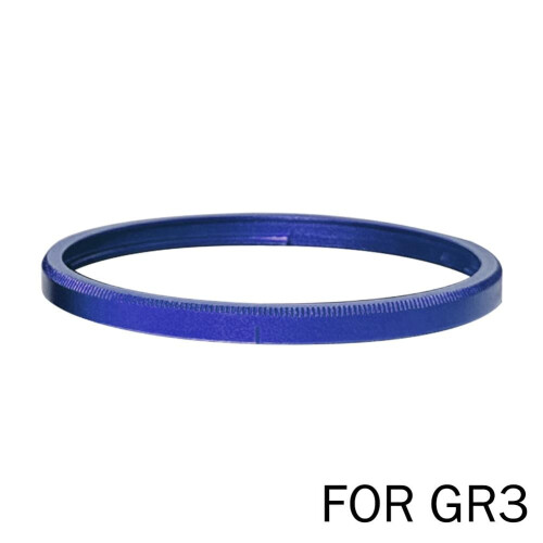 Για Ricoh GR3, Χρωματιστό μεταλλικό δακτύλιο φακού, Διακοσμητικό καπάκι φακού